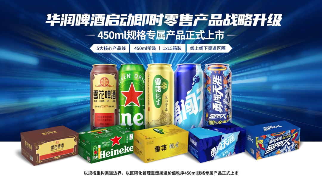 华润啤酒战略升级即时零售 450ml 专属规格重构渠道价值新生态